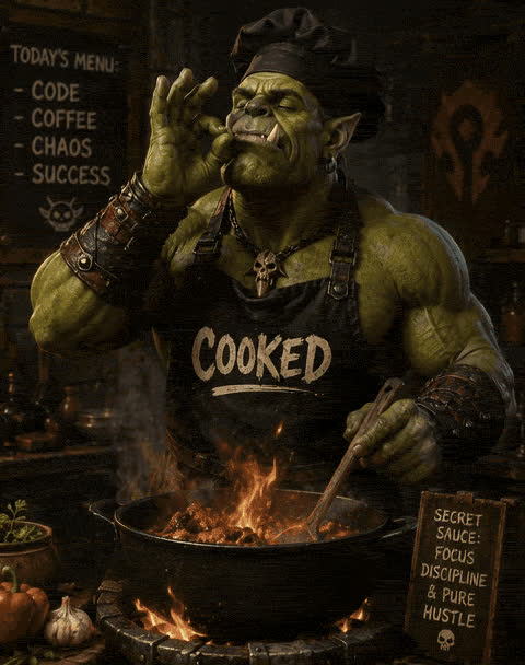 Cooked
